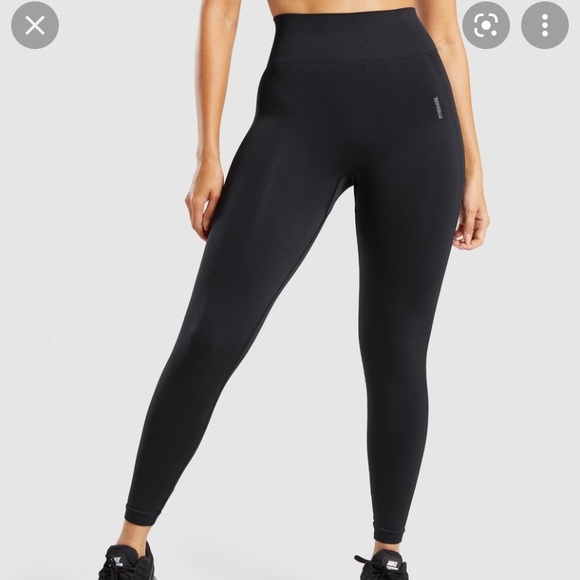 Gymshark Flex High Waisted Leggings (black) - Picture 2 of 5